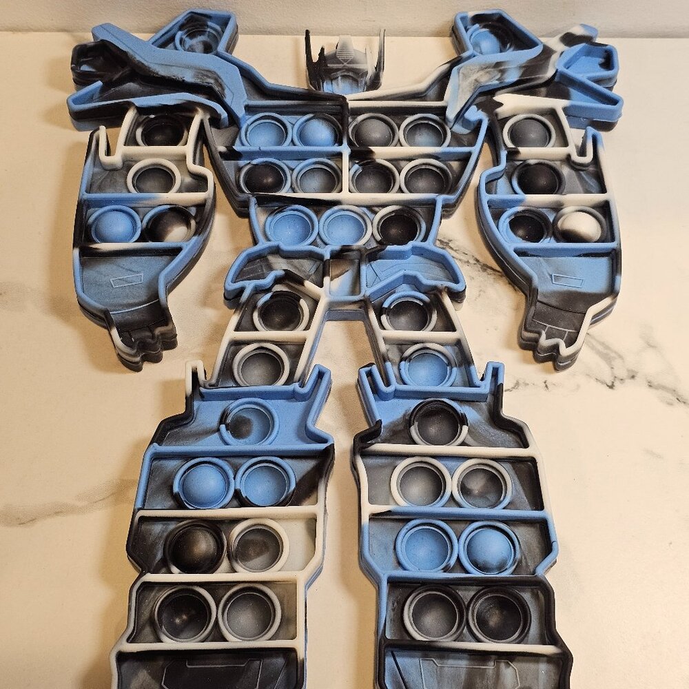 Transformers Optimus Prime Jumbo Pop Popper Fidget Toy